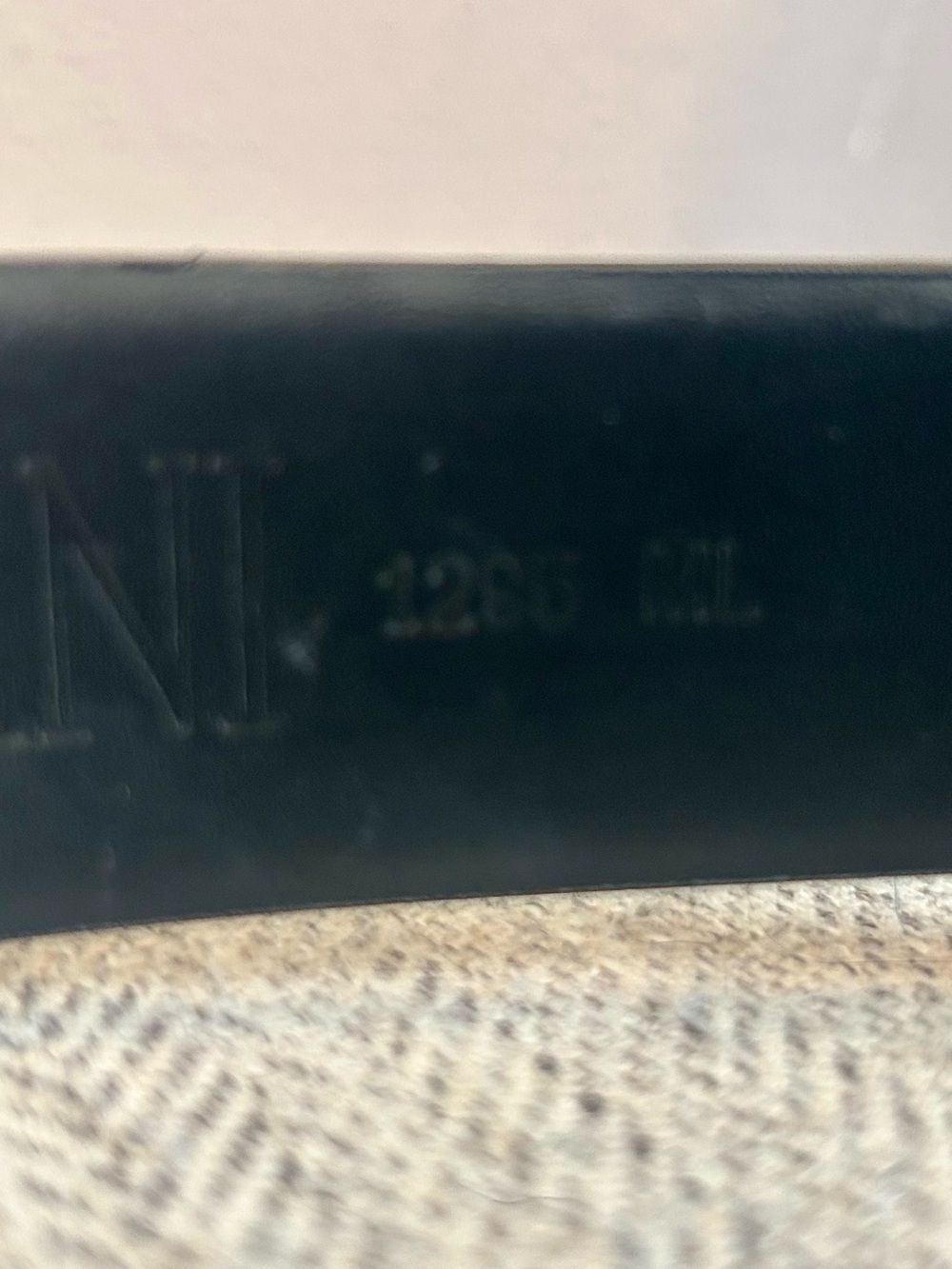 Cipriani Vintage Leather Belt in Black Size M/L - Picture 7 of 10